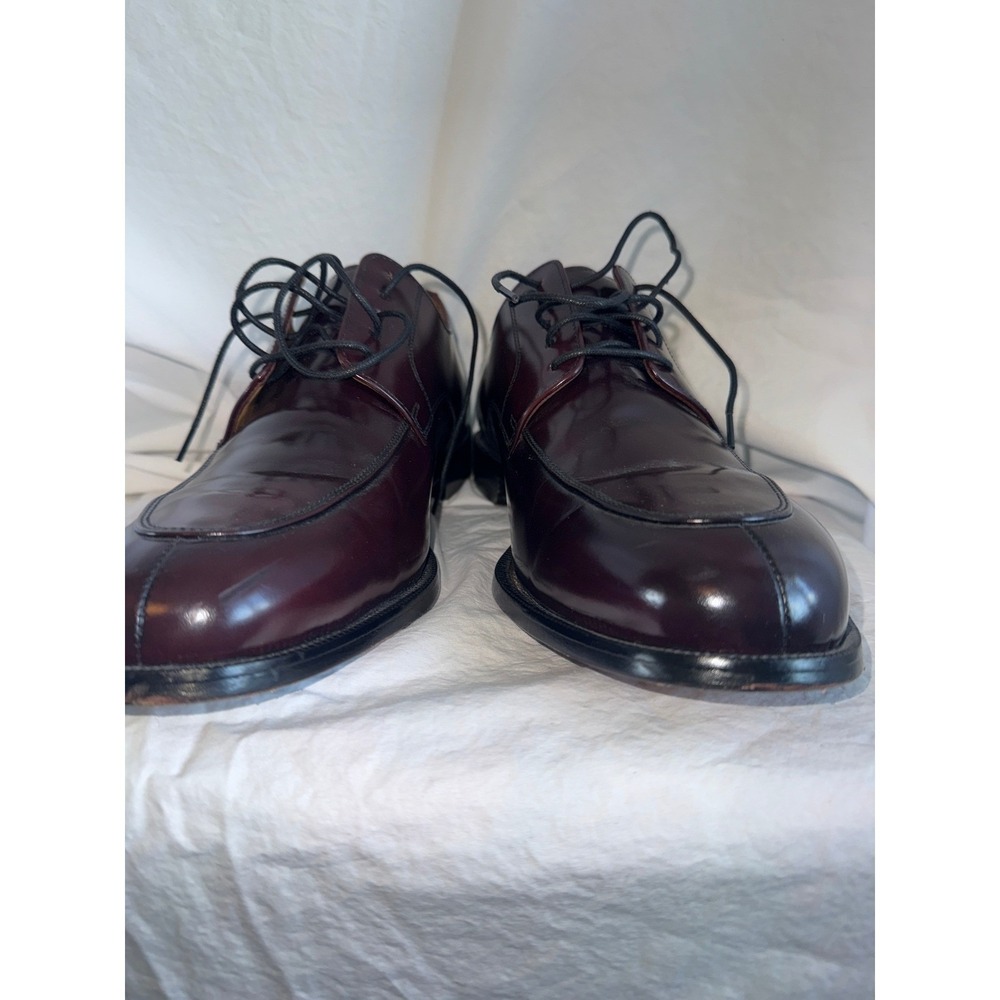 Cole Haan Mens Burgundy Leather Shoes Size 12M